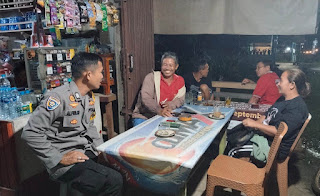 Polsek Beduai Gelar Patroli Dialogis, Ajak Warga Aktif Jaga Keamanan Lingkungan