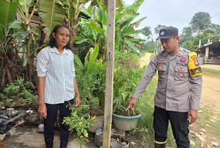 Brigadir Seprianus Nome Tinjau Ketahanan Pangan di Desa Berakak, Dukung Kemajuan Pendidikan dan Pertanian Lokal