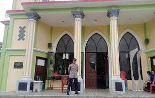 Polsek Toba Amankan Ibadah Misa Minggu dengan Lancar dan Kondusif