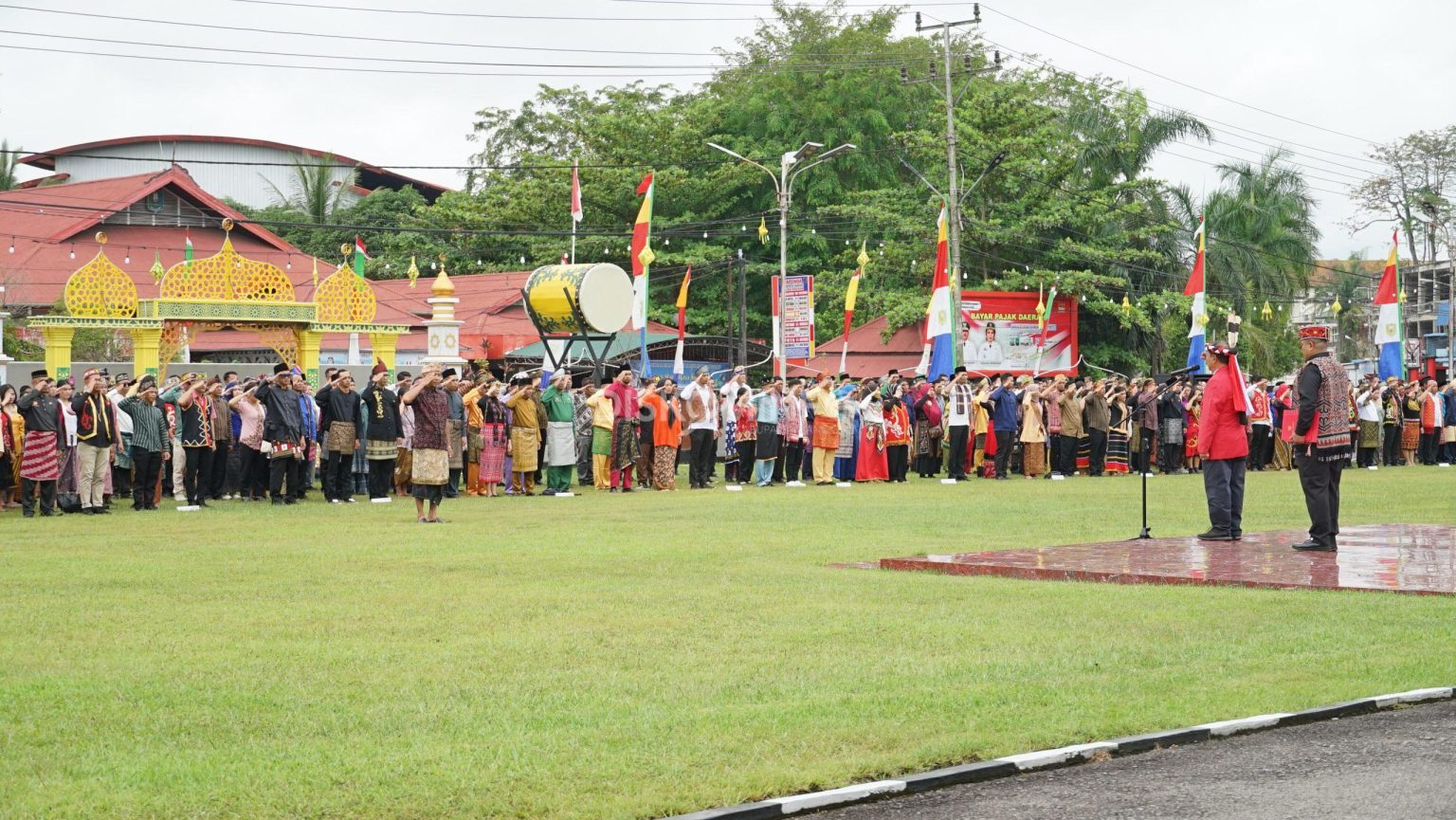 Upacara Peringatan Hari Jadi ke-409 Kota Sanggau, Ini Pesan Bupati Sanggau