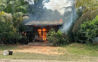 Kebakaran Hanguskan Satu Unit Rumah Di Toba, Kerugian Ditaksir Capai Rp200 Juta