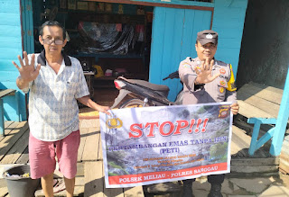 Tekan Aktivitas PETI, Polsek Meliau Gencar Lakukan Sosialisasi ke Masyarakat