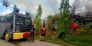 Tiga Rumah Dinas Kehutanan Sanggau Terbakar, Api Diduga Dipicu Anak Bermain Korek Api