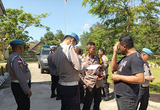 Sipropam Polres Sanggau Gelar Gaktiblin di Polsek Beduai: Cegah Pelanggaran, Tingkatkan Disiplin Personel