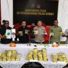 Polda Sumut Gagalkan Peredaran 100 Kg Sabu Dalam Bungkus Kopi, Empat Tersangka dan Dua DPO Terlibat
