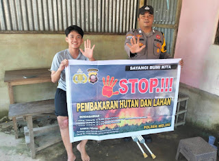 Gencarkan Sosialisasi Bahaya PETI, Polsek Meliau Tegaskan Komitmen Penegakan Hukum Lingkungan