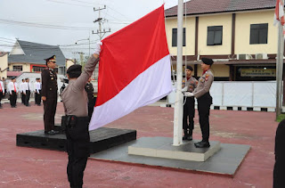 Polres Sanggau Gelar Upacara Harkitnas ke-117: Bangkit Bersama Menuju Indonesia Maju