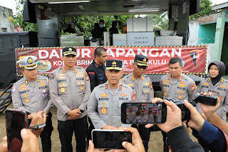 Kapolda Bengkulu Siapkan Tenda Pengungsi Hingga Pelayanan Psikologi untuk Korban Gempa