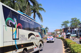 Polres Sanggau Kawal Keberangkatan 105 Jamaah Haji Menuju Pontianak