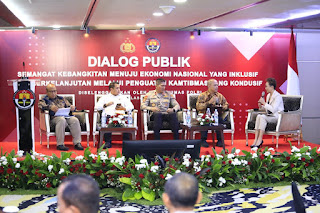 Polri Gelar Dialog Publik: Dorong Ekonomi Nasional Inklusif dan Berkelanjutan Melalui Penguatan Kamtibmas