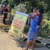 Antisipasi Risiko Kecelakaan, Polsek Bonti Pasang Police Line dan Banner Himbauan di Jembatan Rusak
