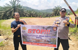 Polsek Meliau Gencar Sosialisasikan Larangan PETI demi Lindungi Lingkungan dan Tegakkan Hukum