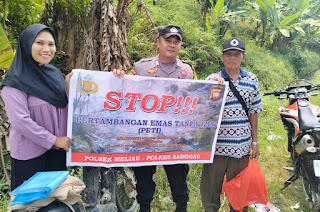 Polsek Meliau Gencar Sosialisasikan Bahaya PETI: Warga Diminta Aktif Laporkan Aktivitas Ilegal