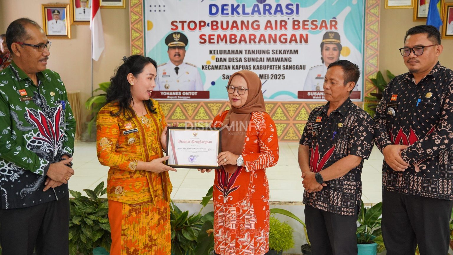 Desa Sei Mawang dan Kelurahan Tanjung Sekayam Resmi Deklarasikan Status ODF, Langkah Nyata Menuju Lingkungan Sehat di Kabupaten Sanggau