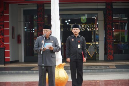 Pemkab Sanggau Gelar Upacara Peringatan Harkitnas ke-117 Tahun 2025 – DISPORAPAR