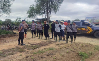 Polsek Tayan Hilir Lakukan Pengecekan Intensif Lahan Demplot Pasca Enam Hari Penanaman Jagung