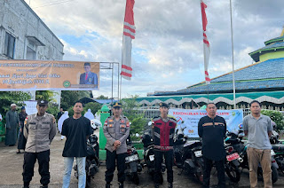 Pengamanan Ketat Polres Sanggau Kawal Shalat Idul Adha di Masjid Mujahidin Kapuas