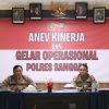 Tingkatkan Kinerja, Polres Sanggau Gelar Anev dan Paparkan Strategi Prioritas Wilayah