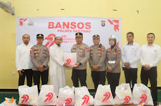 Polres Sanggau Wujudkan Kepedulian Sosial Lewat Bhakti Sosial Hari Bhayangkara ke-79