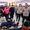 Polda Kalbar Gelar Donor Darah dan Baksos Sambut Hari Bhayangkara ke-79