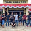 Buronan Penganiayaan Bersenjata Tajam di Kembayan Berhasil Dibekuk Tim Gabungan Polres Sanggau di Kubu Raya