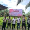 Polsek Meliau Tegaskan Larangan PETI Lewat Pemasangan Banner di Wilayah Sungai Mayam