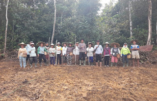 Polsek Batang Tarang Gencarkan Ketahanan Pangan Lewat Penanaman Jagung di Lahan Demplot II