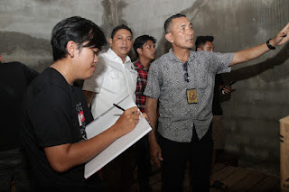 Inilah Hasil Olah TKP Ulang di Gudang Oli Yang Diduga Palsu di Kubu Raya