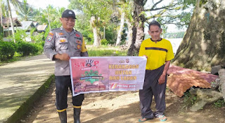 Polsek Mukok Edukasi Warga Semuntai Cegah Karhutla Sejak Dini
