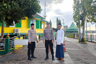 Pengamanan Sholat Idul Adha 1446 H di Masjid Jami’ Sultan Ayub Berjalan Aman dan Khidmat