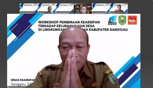Pembinaan Kearsipan Desa Secara Daring Oleh Dinas Kearsipan dan Perpustakaan Kabupaten Sanggau – Dinas Kerasipan dan Perpustakaan