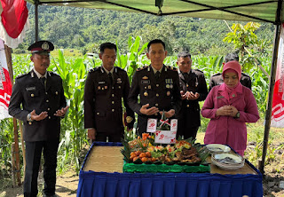 Syukuran Hari Bhayangkara ke-79, Polsek Sekayam Perkuat Sinergi dengan Petani dan Forkopimcam di Lahan Demplot