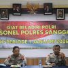 Siap Naik Pangkat, 84 Personel Polres Sanggau Jalani Ujian Bela Diri Demi Wujudkan Polri yang Profesional dan Tangguh