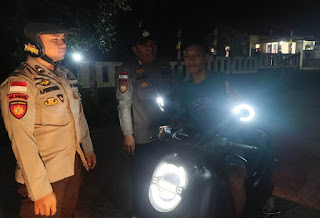 Tingkatkan Keamanan Malam Hari, Polsek Bonti Gelar Patroli Skala Besar di Titik Rawan