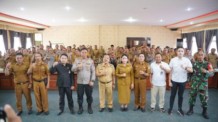 Rakor Camat Se-Kabupaten Sanggau, Dorong Swasembada Pangan Menuju Indonesia Emas 2045