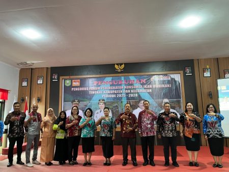 Pengukuhan Pengurus Forum Peningkatan Konsumsi Ikan (FORIKAN) Tingkat Kabupaten dan Kecmatan Periode 20205-2028 – DKPTPHP
