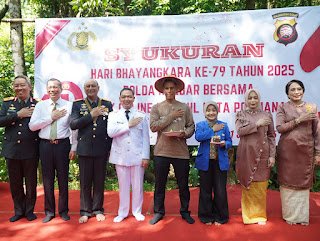 Kapolda Kalbar Gelar Syukuran HUT Bhayangkara ke-79 Bersama Ojol dan Pekerja PHL di taman Sylva Untan dan 9 Titik lainnya