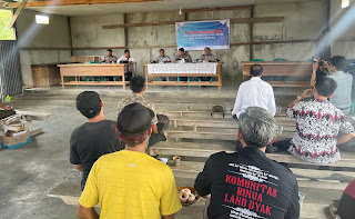 Forum Komunikasi Lalu Lintas Digelar di Desa Subah, Satlantas Polres Sanggau Tekankan Pentingnya Keselamatan Berkendara