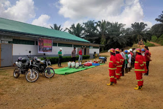 Apel Gabungan Siaga Karhutla di Tayan Hulu, Kapolsek Ajak Perusahaan dan Masyarakat Bersatu Hadapi Musim Kemarau