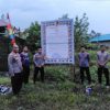 Polsek Entikong Pasang Banner Himbauan Karhutla di Titik Strategis, Warga Diminta Waspada