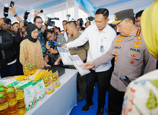 Polri dan Bulog Kick-Off Gerakan Pangan Murah Serentak di Seluruh Indonesia
