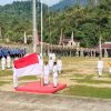 Semarak HUT ke-80 RI di Perbatasan, Upacara Merah Putih Digelar Khidmat di PLBN Entikong