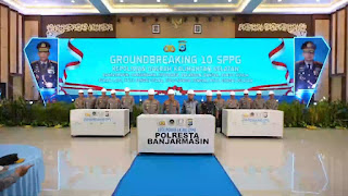 Kapolri Kembali Resmikan dan Groundbreaking SPPG di Kalsel, Dukung Program MBG
