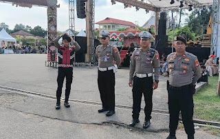 Polres Sanggau Pastikan Pengamanan Ketat Kirab Budaya Festival Seni G3 2025 Berjalan Lancar