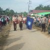 Polsek Sekayam Pastikan Keamanan Lomba Gerak Jalan HUT RI ke-80 di Sanggau Berjalan Lancar