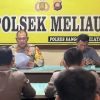 Kapolsek Meliau Tekankan Integritas dan Disiplin Anggota dalam Anev Mingguan