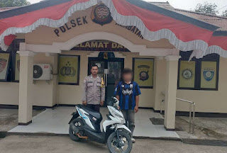 Polsek Kembayan Amankan Terduga Pelaku Pencurian Motor di Perbatasan Sanggau–Ketapang