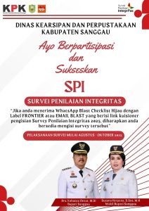 Dinas Kearsipan dan Perpustakaan Kabupaten Sanggau Mendukung Penuh SPI – Dinas Kerasipan dan Perpustakaan