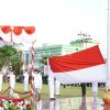 Bupati Sanggau Pimpin Upacara Bendera Peringatan HUT ke-80 RI Tahun 2025