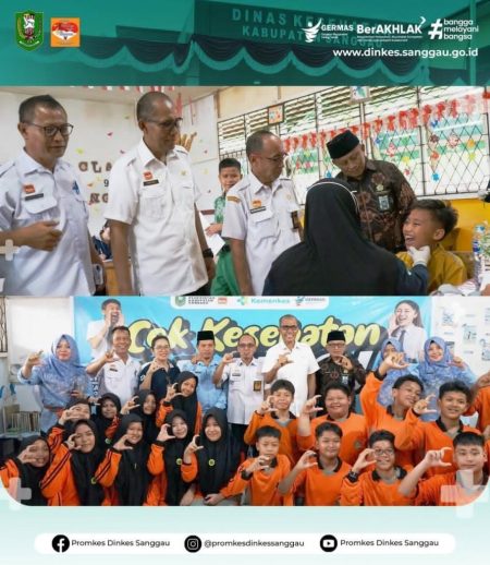 Kunjungan Kelayanan Cek Kesehatan Gratis Anak Sekolah – Dinkes Kabupaten Sanggau